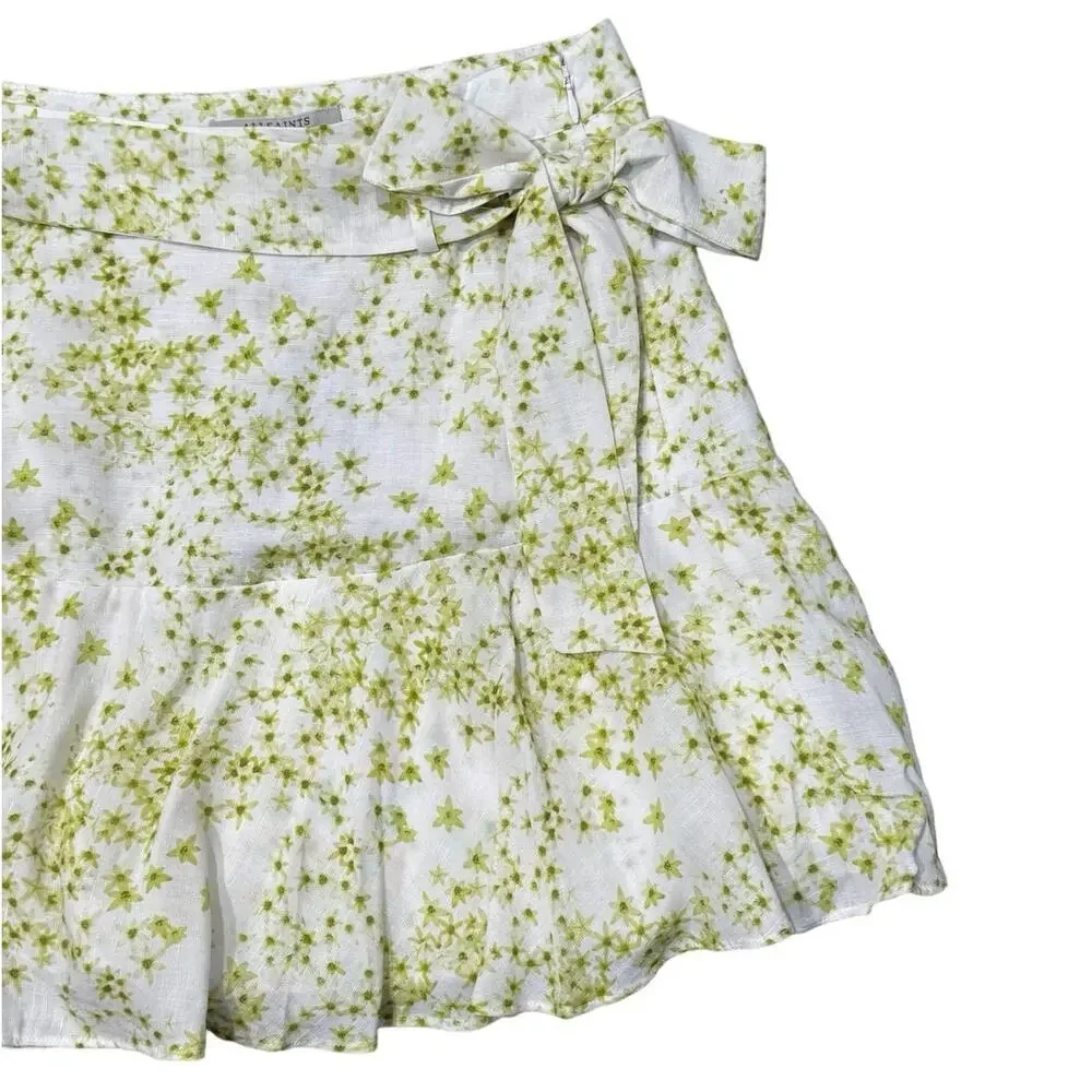 NWT! All Saints Frida Floral Bloomcore Amanzi Printed Skirt - Size 10 - Picture 13 of 16